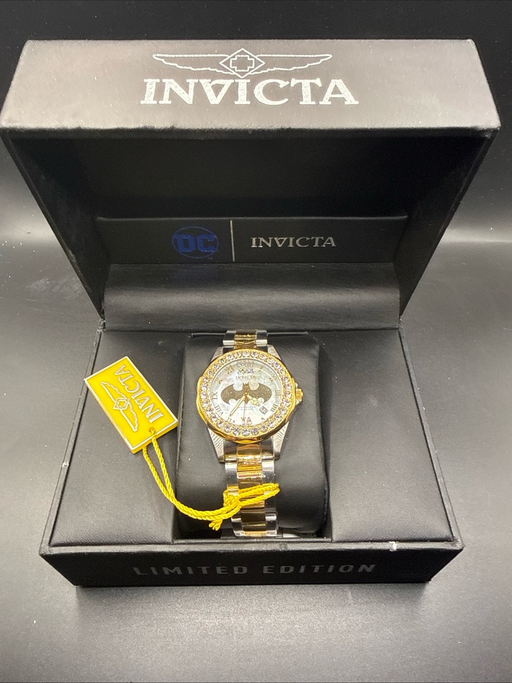 Invicta DC Comics Batman Limited Edition watch featuring a MOP Dial 284/4000